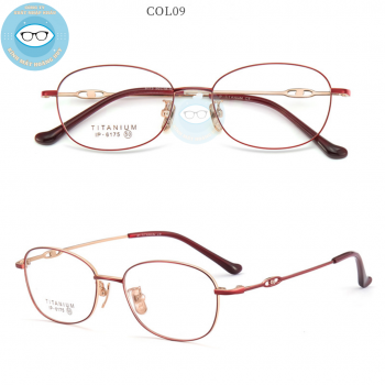 Gọng kính kim loại mã 6175